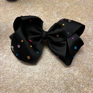 JoJo Siwa Black Bow with Colorful Gems